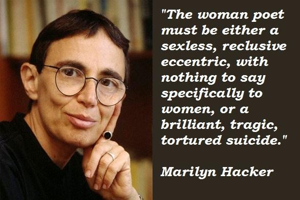 Marilyn Hacker's quote #7