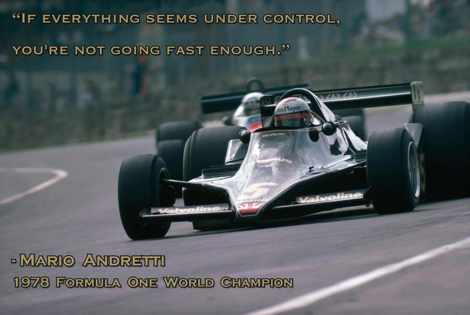 Mario Andretti's quote