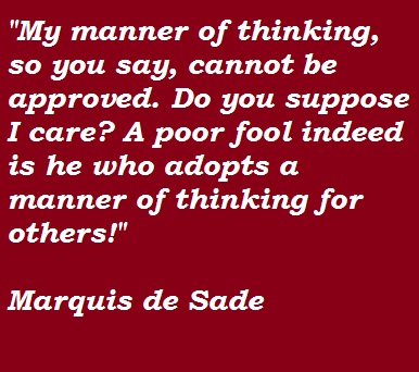 Marquis de Sade's quote #2