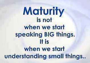 Maturity quote #6