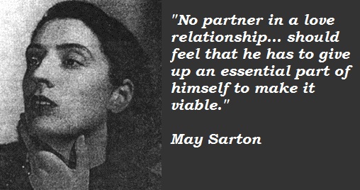 May Sarton's quote