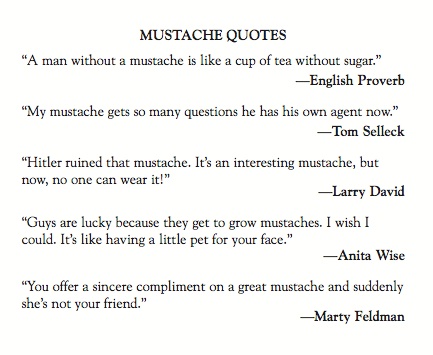Moustache quote #2