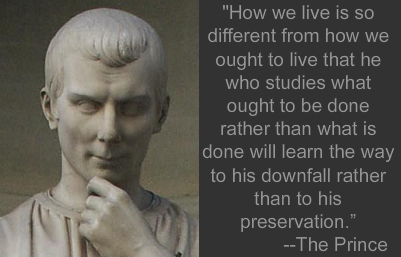 Niccolo Machiavelli's quote