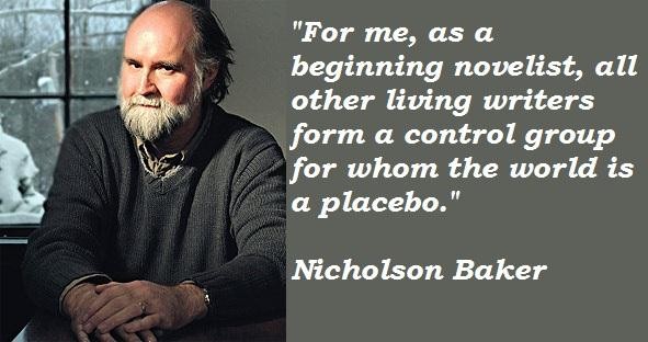 Nicholson Baker's quote #4