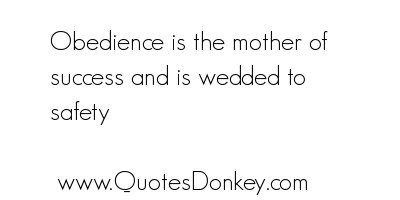 Obedience quote #2