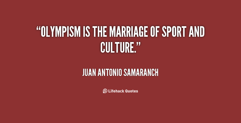 Olympism quote