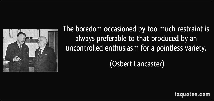 Osbert Lancaster's quote #1