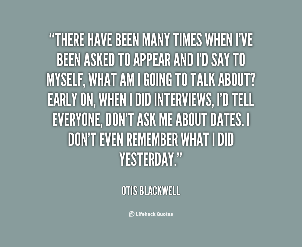 Otis Blackwell's quote #2
