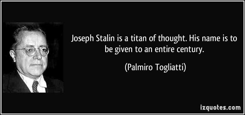 Palmiro Togliatti's quote