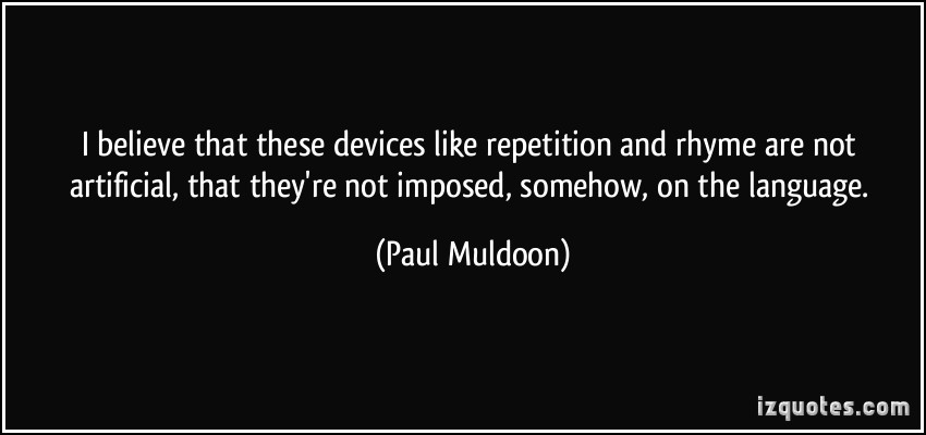 Paul Muldoon's quote #1