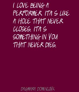 Performer quote #5