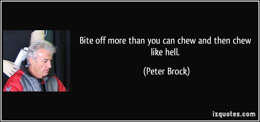 Peter Brock's quote