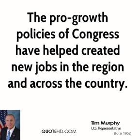 Pro-Growth Policies quote