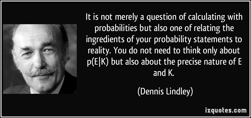 Probabilities quote