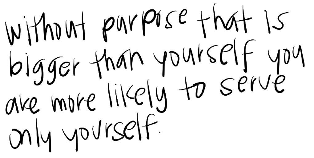 Purpose quote #7