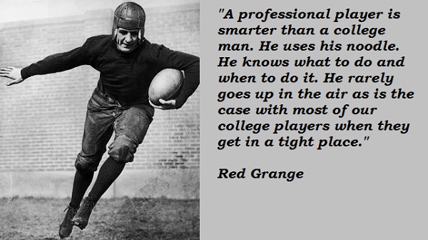 Red Grange's quote