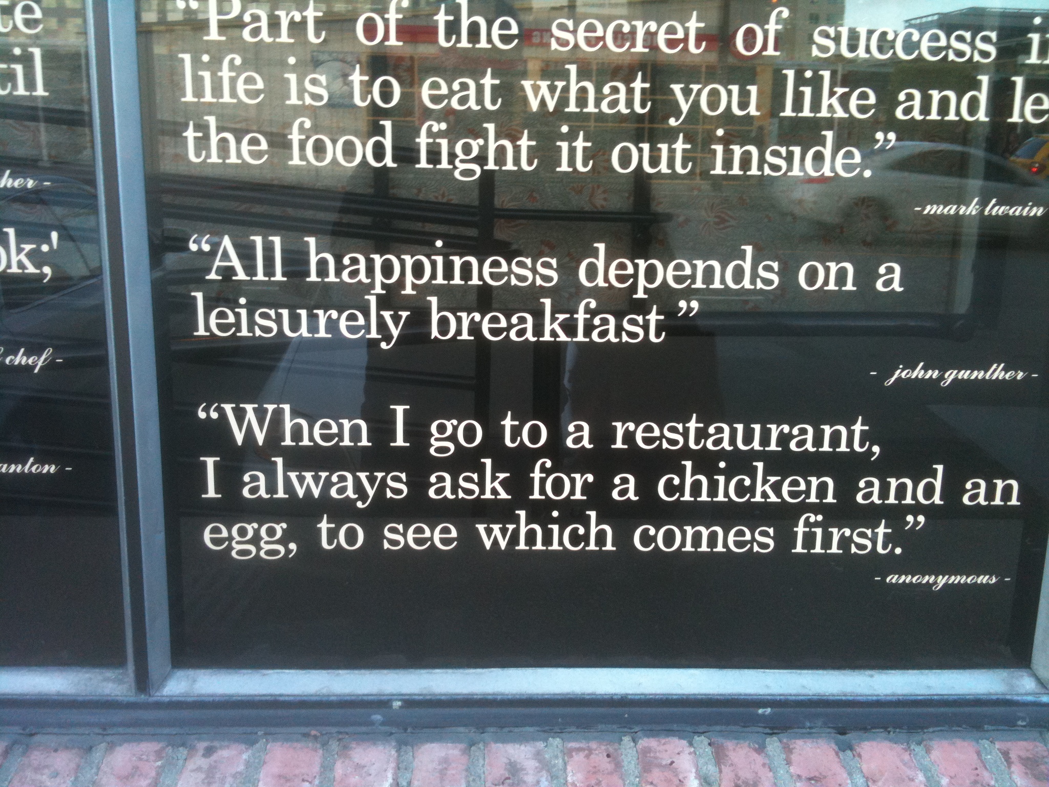 Restaurant quote #7
