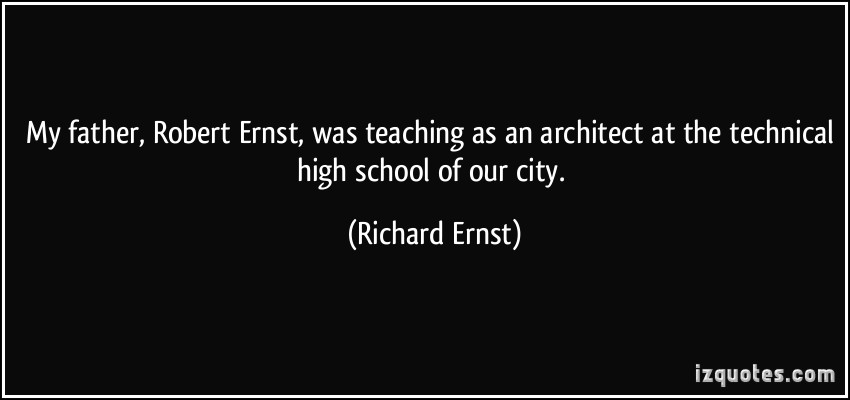 Richard Ernst's quote
