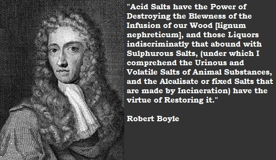 Robert Boyle's quote