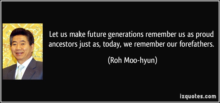 Roh Moo-hyun's quote