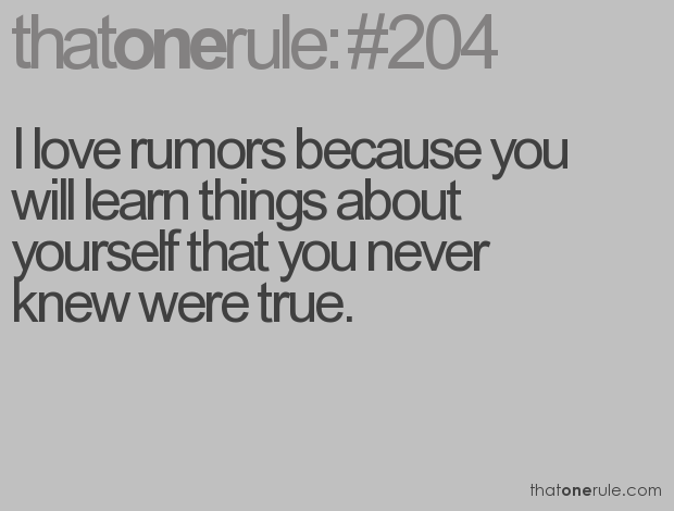 Rumors quote #4