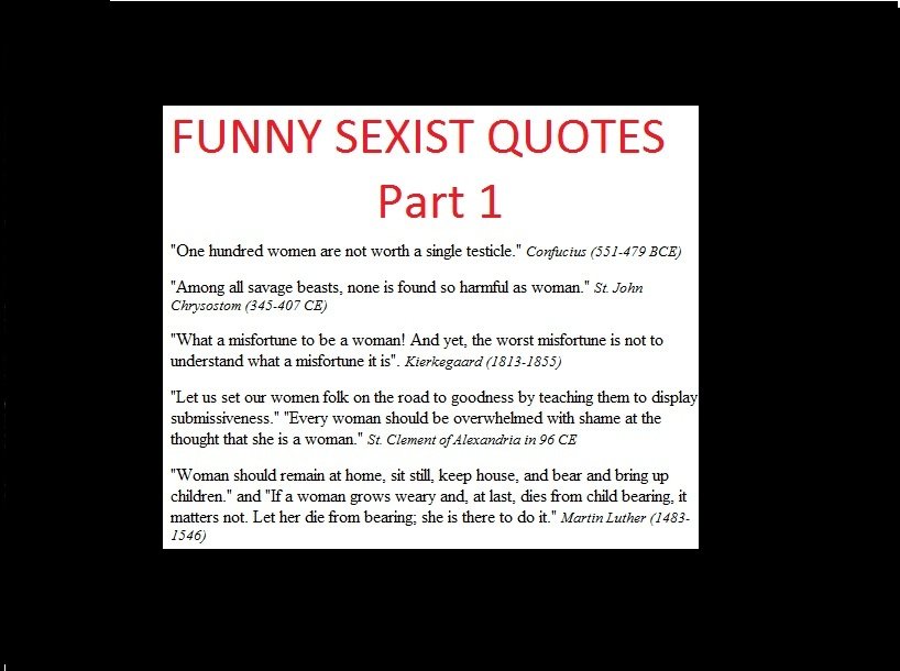 Sexist Women Quotes 90