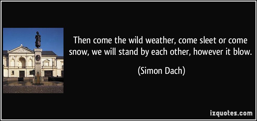Simon Dach's quote