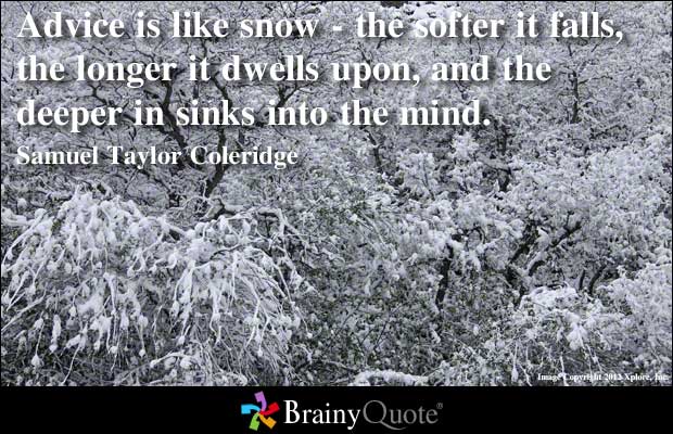 Snow quote #4