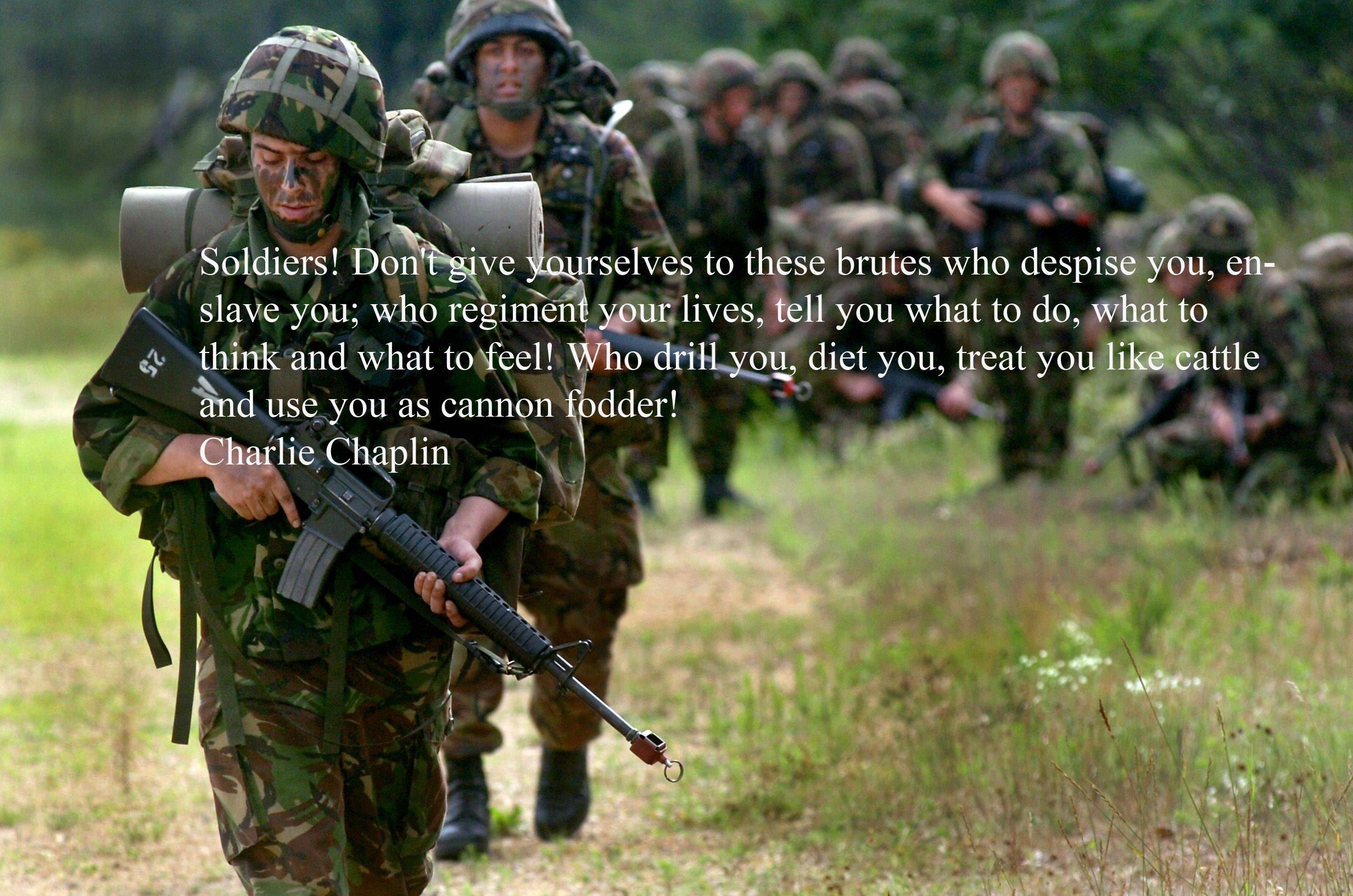 Soldiers quote #4