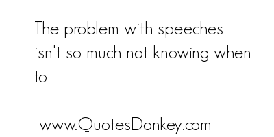 Speech quote #1