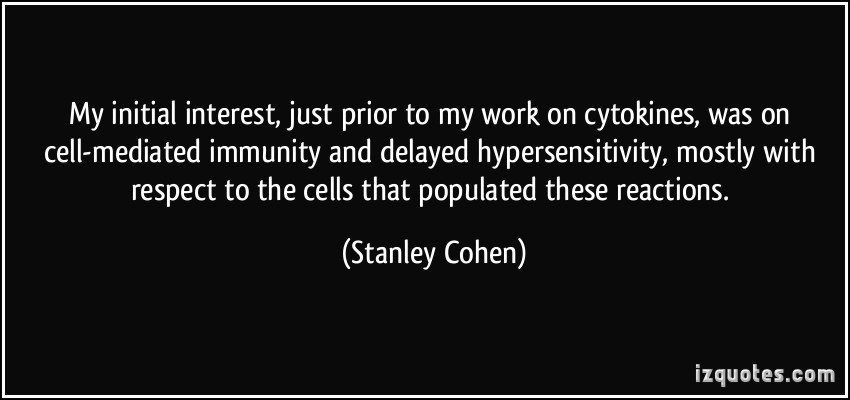 Stanley Cohen's quote