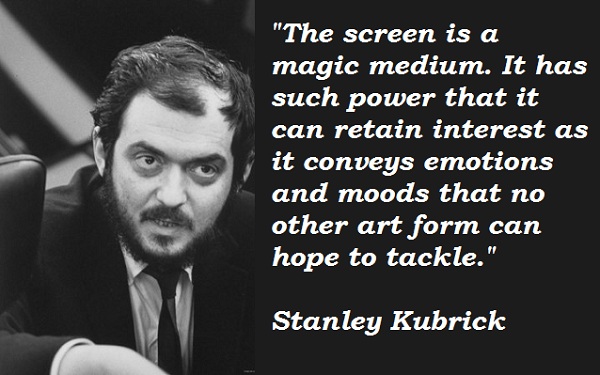 Famous quotes about 'Stanley Kubrick' - Sualci Quotes