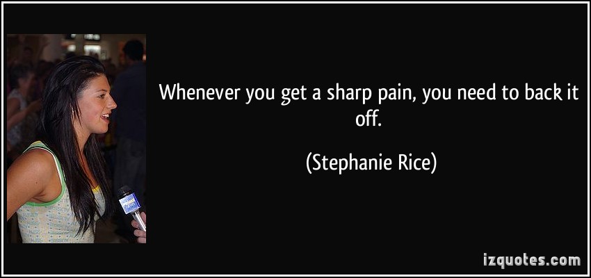 Stephanie Rice's quote
