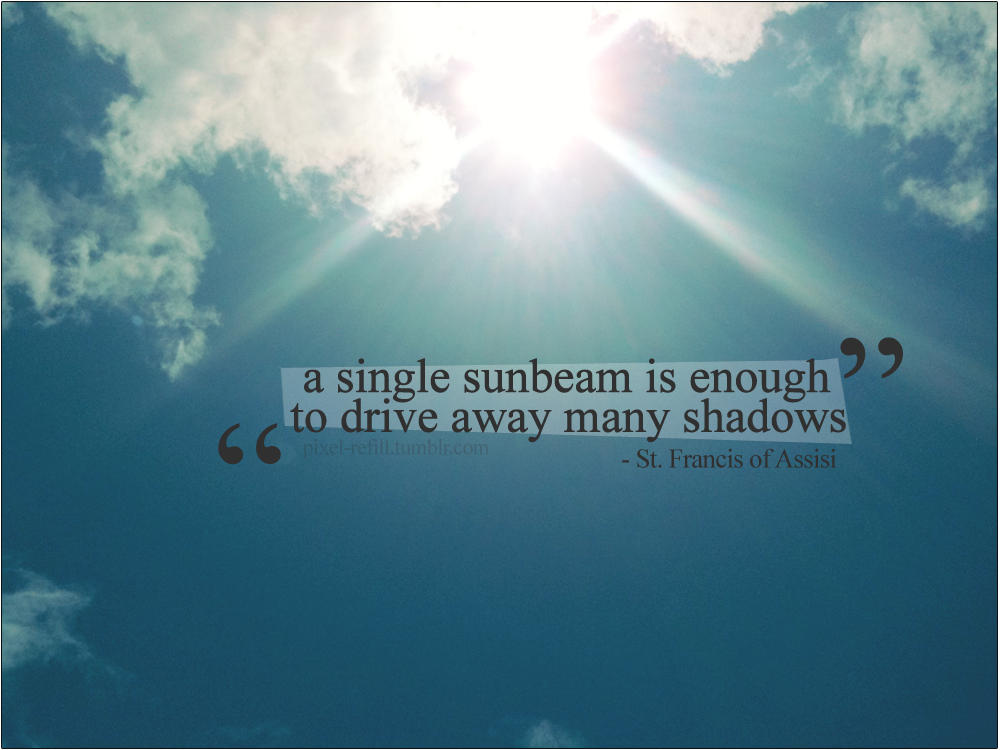 Sunbeam quote