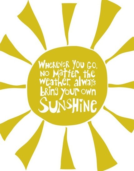 Sunshine quote #1