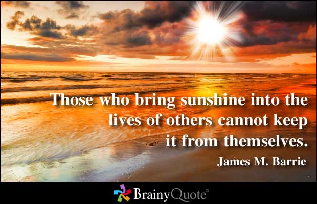 Sunshine quote #2