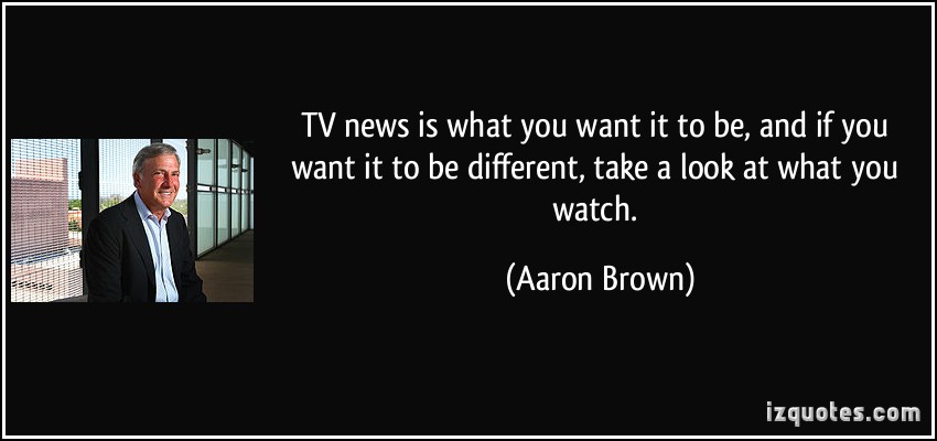 Television News quote
