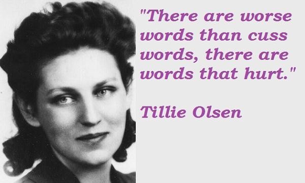 Tillie Olsen's quote