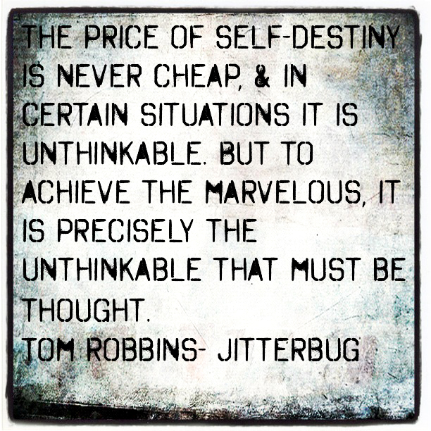 Tom Robbins's quote