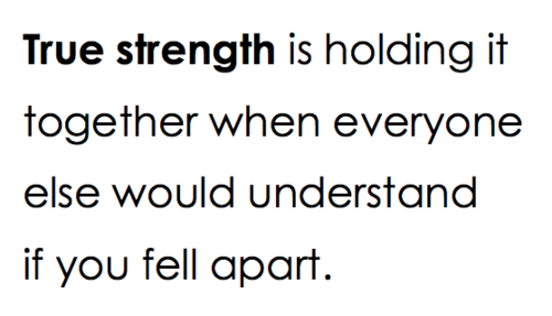 True Strength quote