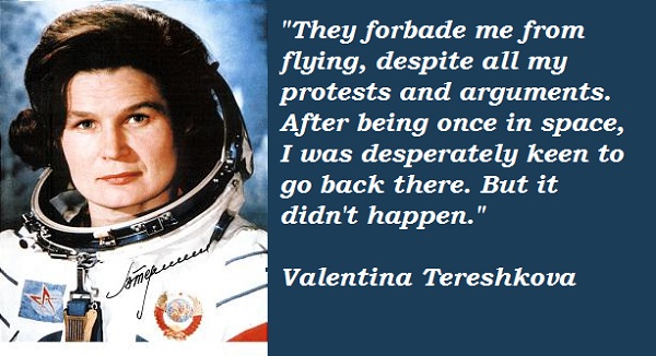 Valentina Tereshkova's quote #4