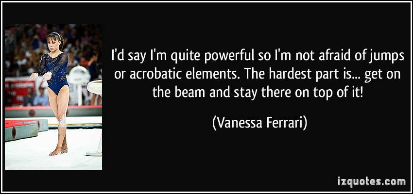 Vanessa Ferrari's quote #1