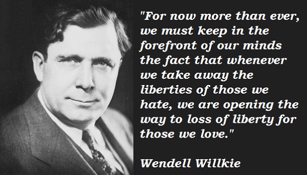 Wendell Willkie's quote