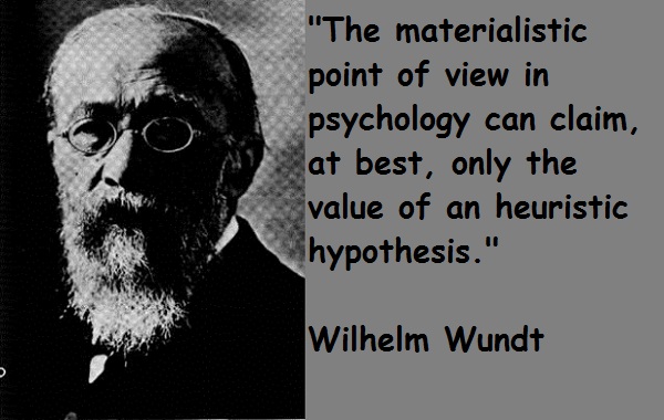 Wilhelm Wundt's quote