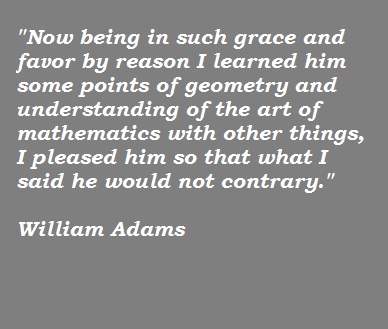 William Adams's quote