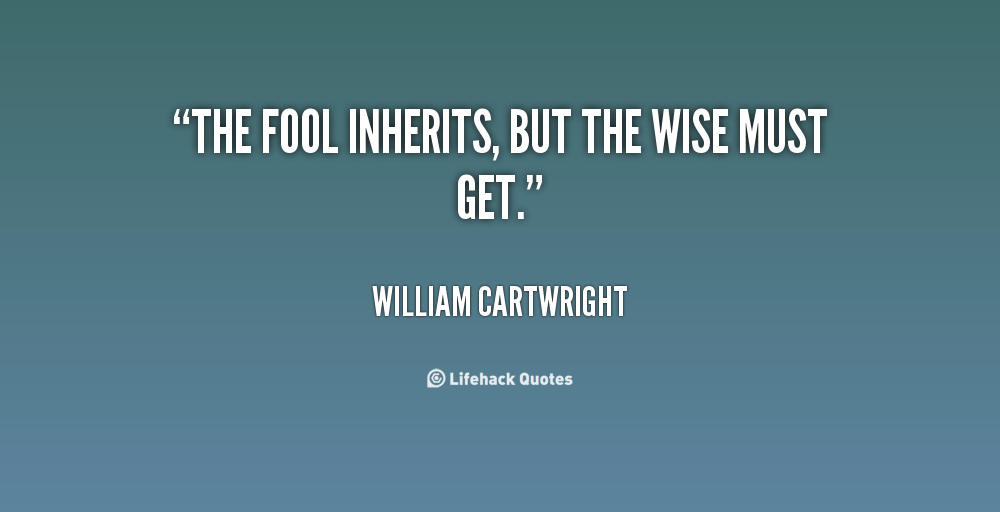 William Cartwright's quote