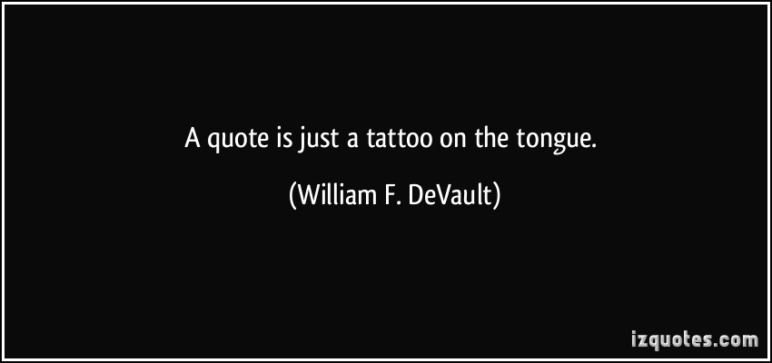 William F. DeVault's quote
