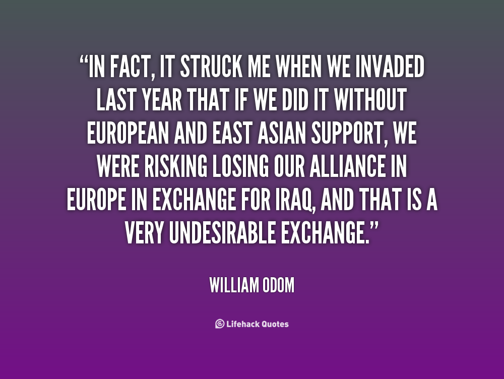 William Odom's quote #5