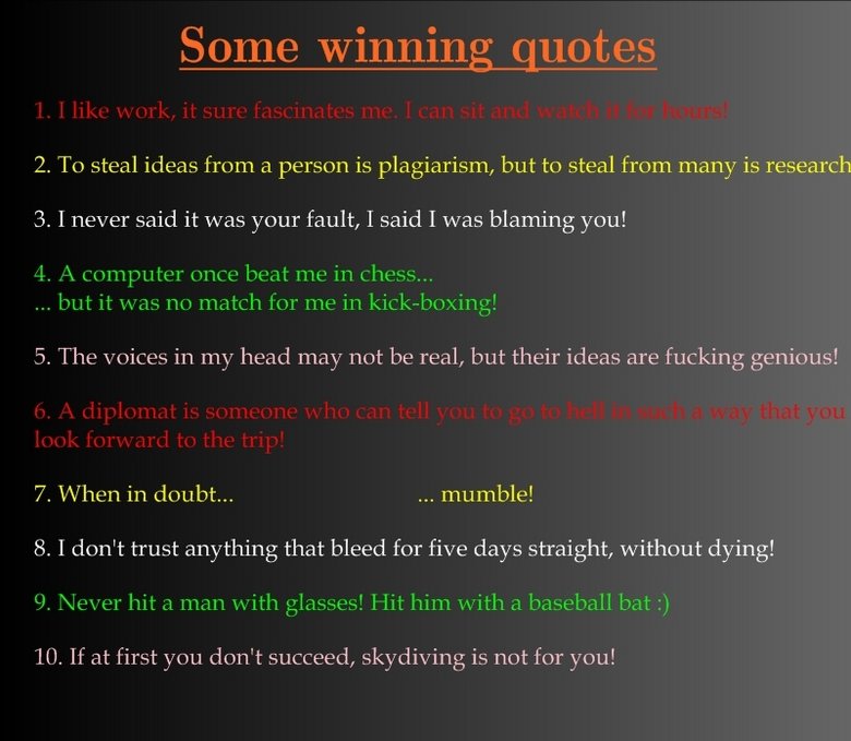 Winning quote #4