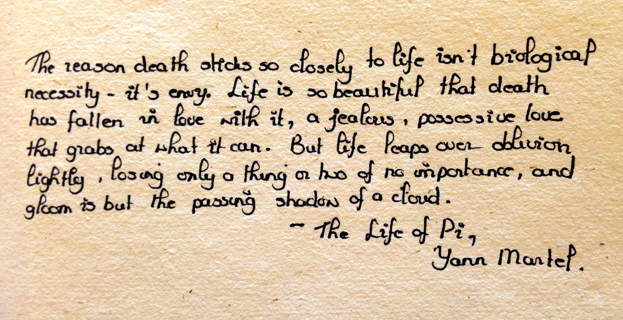 Yann Martel's quote